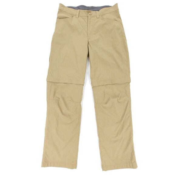 NEW Eddie Bauer Convertible Tech Cargo Utility Nylon Pants 32x30 Gorpcore Khaki - Picture 1 of 9